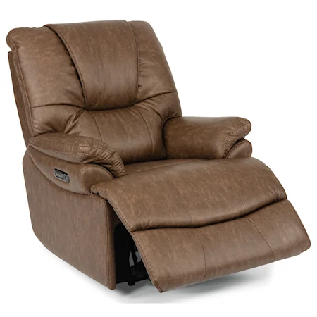 Casual Power Recliner with Power Headrest and USB Port